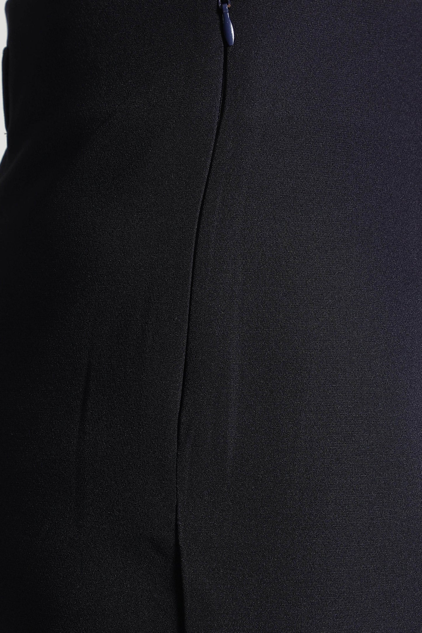 Navy Cropped Wide-Leg Comfort Pants - Fabravaa