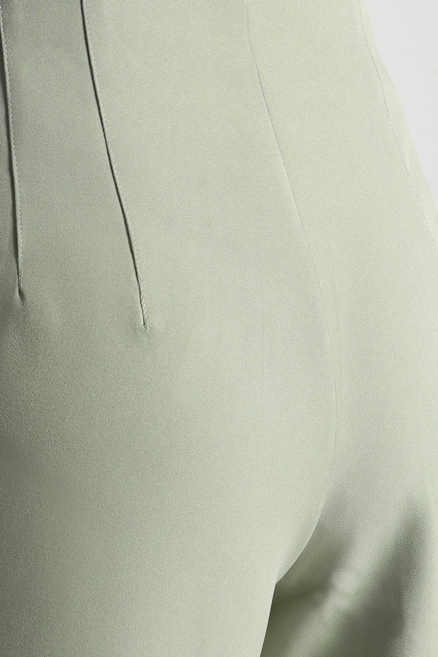 Sage Green StretchFit Cropped Pants - Fabravaa