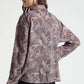 Brown Floral Patterned Relaxed Fit Shirt - Fabravaa
