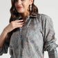 Pastel Paisley Print Button-Down Shirt - Fabravaa