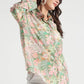 Multicolor Floral Print Viscose Shirt - Fabravaa