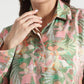 Multicolor Floral Print Viscose Shirt - Fabravaa