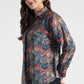 Multicolor Paisley Print Viscose Shirt - Fabravaa