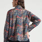 Multicolor Paisley Print Viscose Shirt - Fabravaa