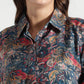 Multicolor Paisley Print Viscose Shirt - Fabravaa