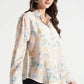Pastel Floral Mix Print Button Down Shirt - Fabravaa