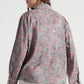 Red and Blue Paisley Viscose Printed Shirt - Fabravaa