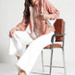 Coral Floral Paisley Viscose Shirt - Fabravaa