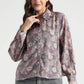 Plum Botanical Printed Casual Shirt - Fabravaa