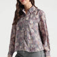 Plum Botanical Printed Casual Shirt - Fabravaa