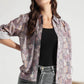 Plum Botanical Printed Casual Shirt - Fabravaa