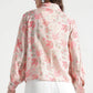 Blush Pink Floral Printed Viscose Shirt - Fabravaa