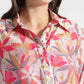 Sunset Bloom Multicolor Floral Viscose Shirt - Fabravaa