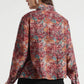 Vintage Maroon Paisley Printed Viscose Shirt - Fabravaa