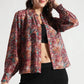 Vintage Maroon Paisley Printed Viscose Shirt - Fabravaa