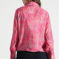 Crimson Mosaic Abstract Printed Viscose Shirt - Fabravaa