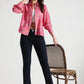 Crimson Mosaic Abstract Printed Viscose Shirt - Fabravaa