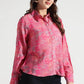 Crimson Mosaic Abstract Printed Viscose Shirt - Fabravaa
