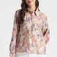 Pastel Garden Bloom Printed Viscose Shirt - Fabravaa