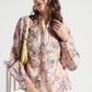 Pastel Garden Bloom Printed Viscose Shirt - Fabravaa