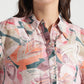 Muted Tropics Abstract Leaf Shirt - Fabravaa
