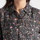 Black Midnight Meadow Floral Shirt - Fabravaa