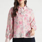 Floral Blossom Button-Down Shirt - Fabravaa