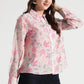 Floral Blossom Button-Down Shirt - Fabravaa
