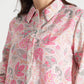 Floral Blossom Button-Down Shirt - Fabravaa