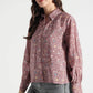Autumn Bloom Button-Down Shirt - Fabravaa