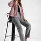 Autumn Bloom Button-Down Shirt - Fabravaa