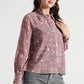 Autumn Bloom Button-Down Shirt - Fabravaa