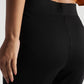 Black Tencel Comfort-Fit Pants with Elastic Waist - Fabravaa