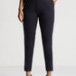 Midnight Black Tencel Slim Fit Pants - Fabravaa