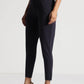 Midnight Black Tencel Slim Fit Pants - Fabravaa