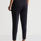 Midnight Black Tencel Slim Fit Pants - Fabravaa