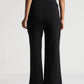 Black Tencel Wide-Leg Comfort Pants - Fabravaa