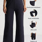 Navy Tencel Wide-Leg Everyday Pants - Fabravaa