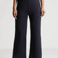 Navy Tencel Wide-Leg Everyday Pants - Fabravaa
