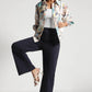 Navy Tencel Wide-Leg Everyday Pants - Fabravaa