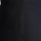 Navy Cropped Wide-Leg Comfort Pants - Fabravaa