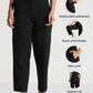 Black High-Rise Cropped Pants - Fabravaa
