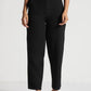 Black High-Rise Cropped Pants - Fabravaa
