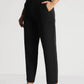 Black High-Rise Cropped Pants - Fabravaa