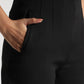 Black High-Rise Cropped Pants - Fabravaa