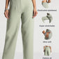 Sage Green StretchFit Cropped Pants - Fabravaa