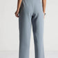 Slate Blue High-Rise Cropped Pants - Fabravaa